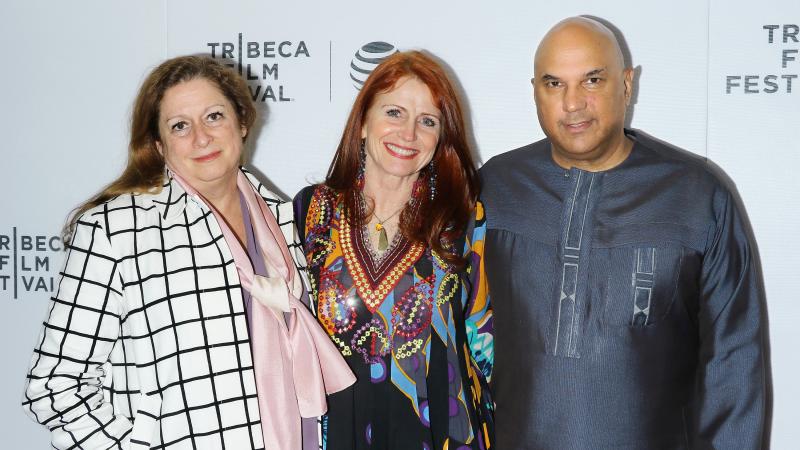 Jodie Evans and Neville Roy Singham