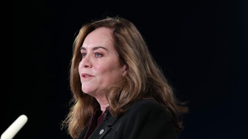 Dorothy McAuliffe, Special Representative for Global Partnerships, Department of State speaks onstage during the 2024 Concordia Annual Summit at Sheraton New York Times Square on September 24, 2024