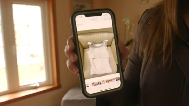 Image of a chest binder used to flatten breasts for gender-confused girls.