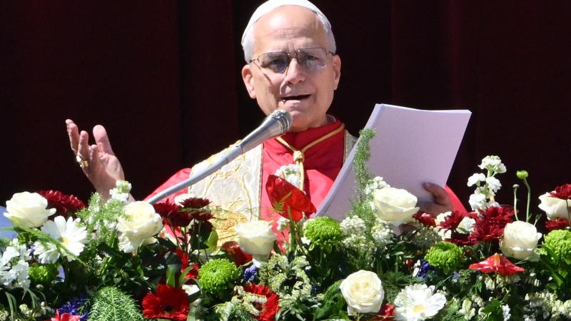 Pope Leo on Easter Sunday