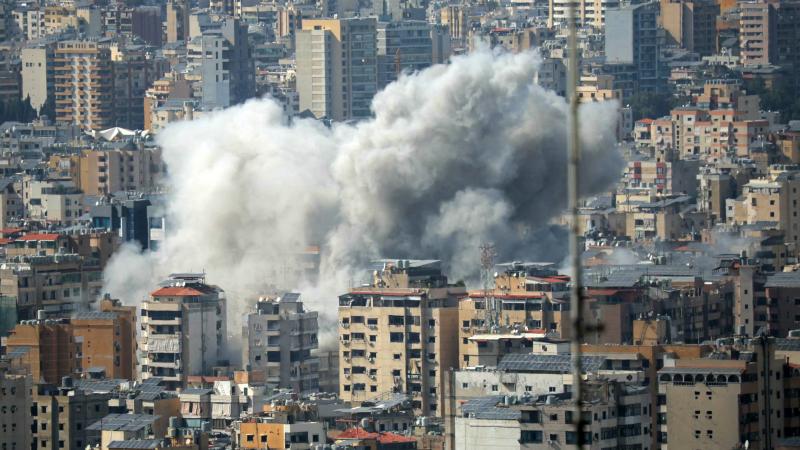 An Israeli strike on Lebanon