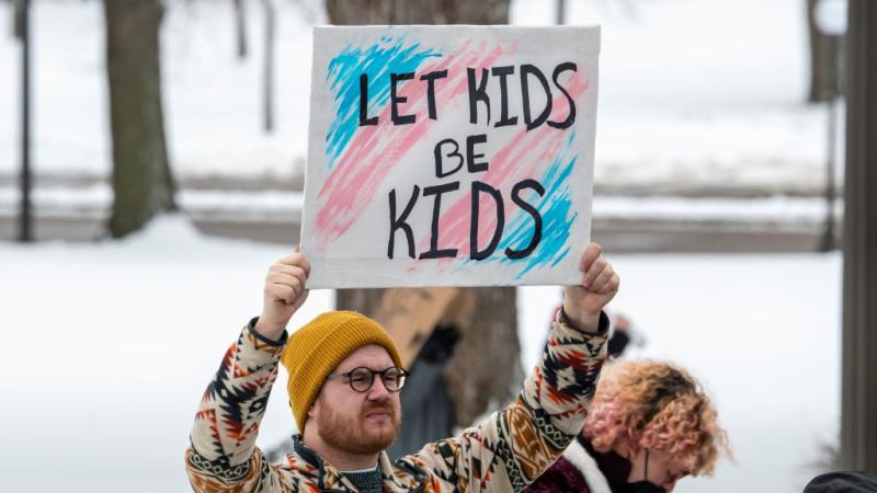 Rally for transgender kids
