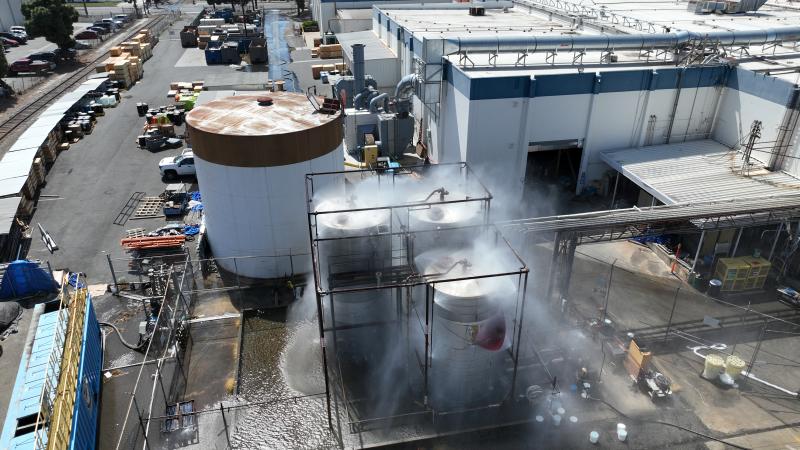Garden Grove chemical leak