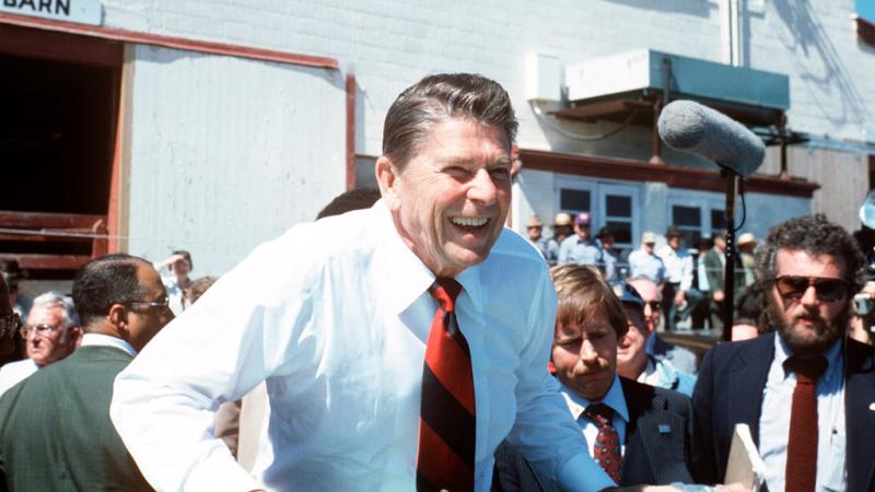Former California Governor Ronald Reagan
