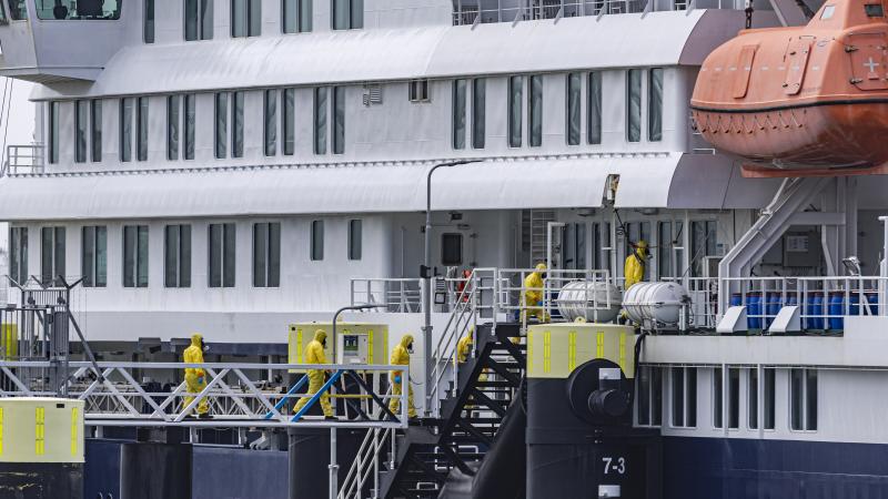 The Dutch polar expedition cruise ship MV Hondius 