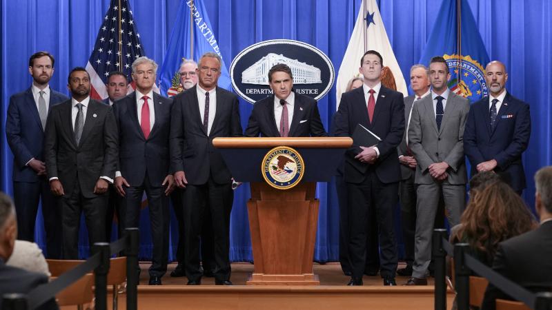 DOJ press conference Tuesday