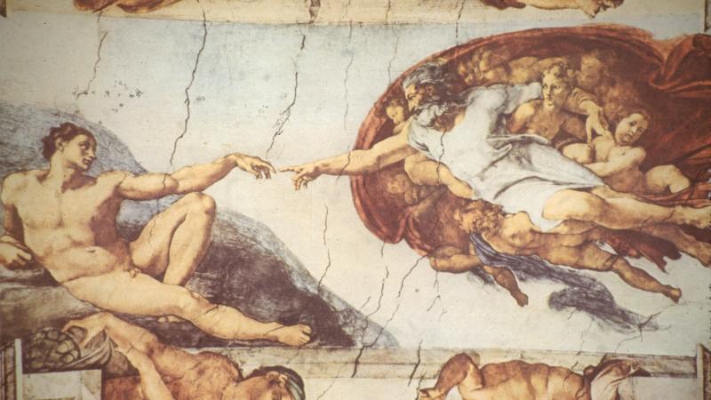  Michelangelo's 'Creation Of Adam'