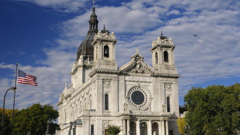 Basilica of Saint Mary Catholic church in Minneapolis, Minnesota.