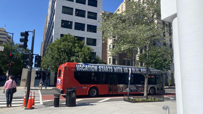Metro bus in Washington, D.C.