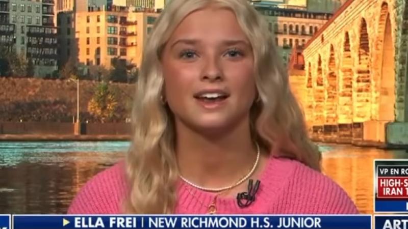 New Richmond, Wisconsin student activist Ella Frei