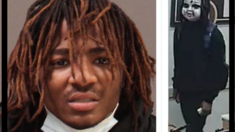 halloween mask suspect