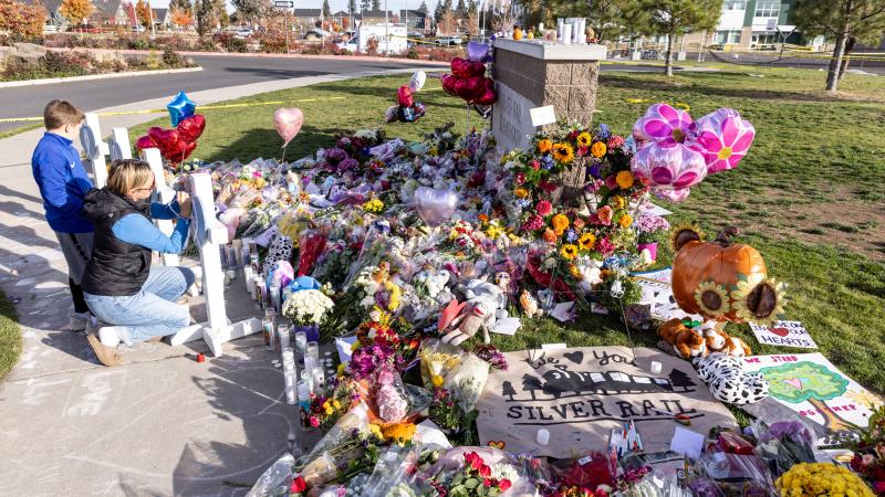 Silver Rail Elementary School memorial
