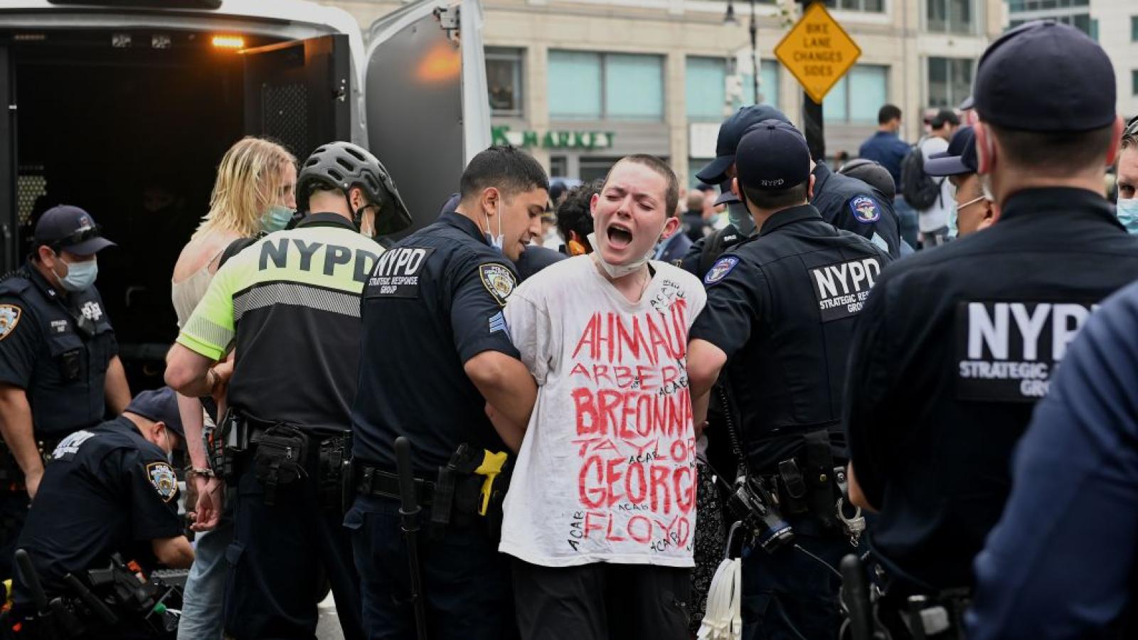 Protests have broken out across the country in the wake of George Floyd's death