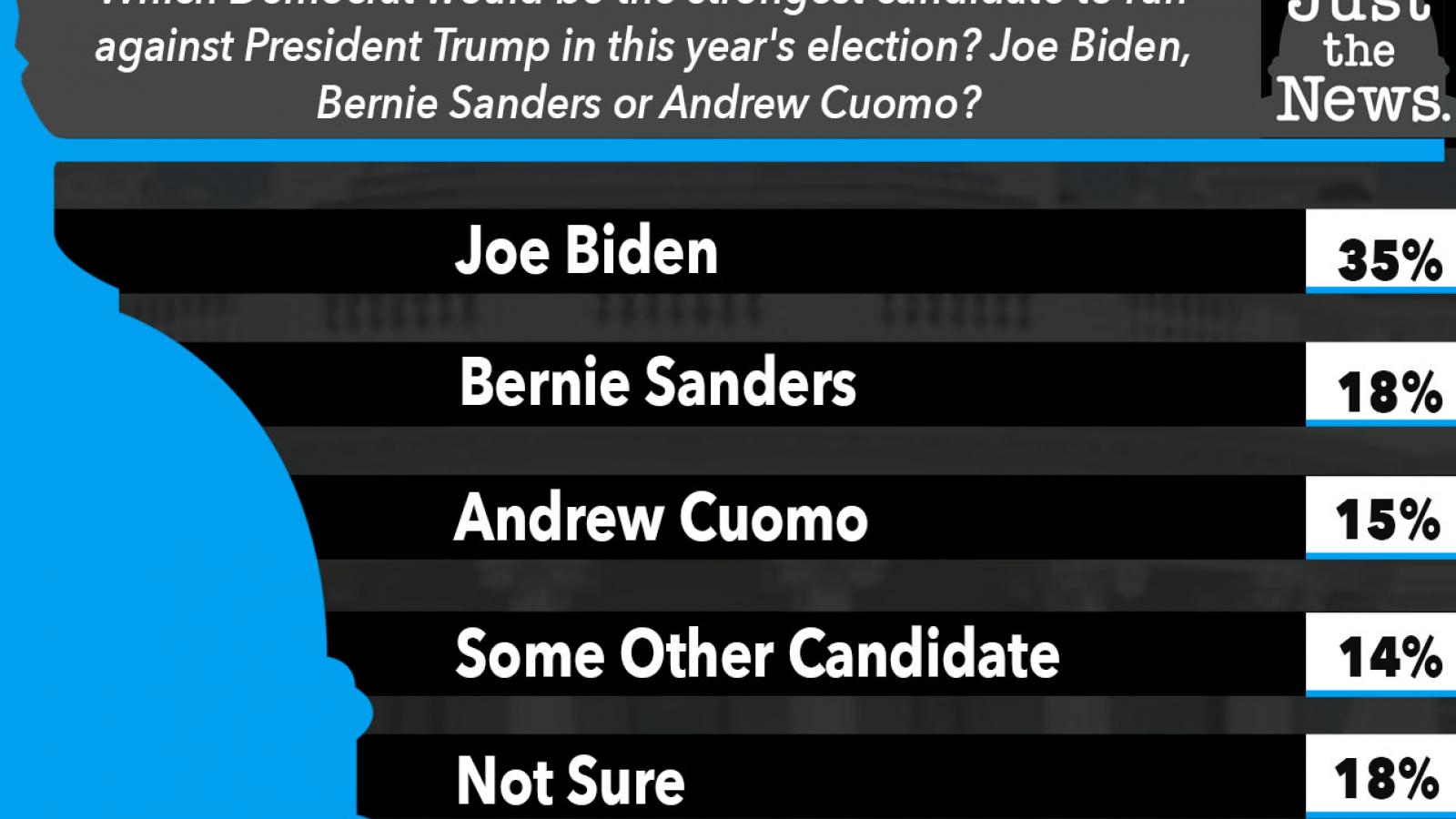 Just the News Poll, Who is the best democrat to run against President Trump?