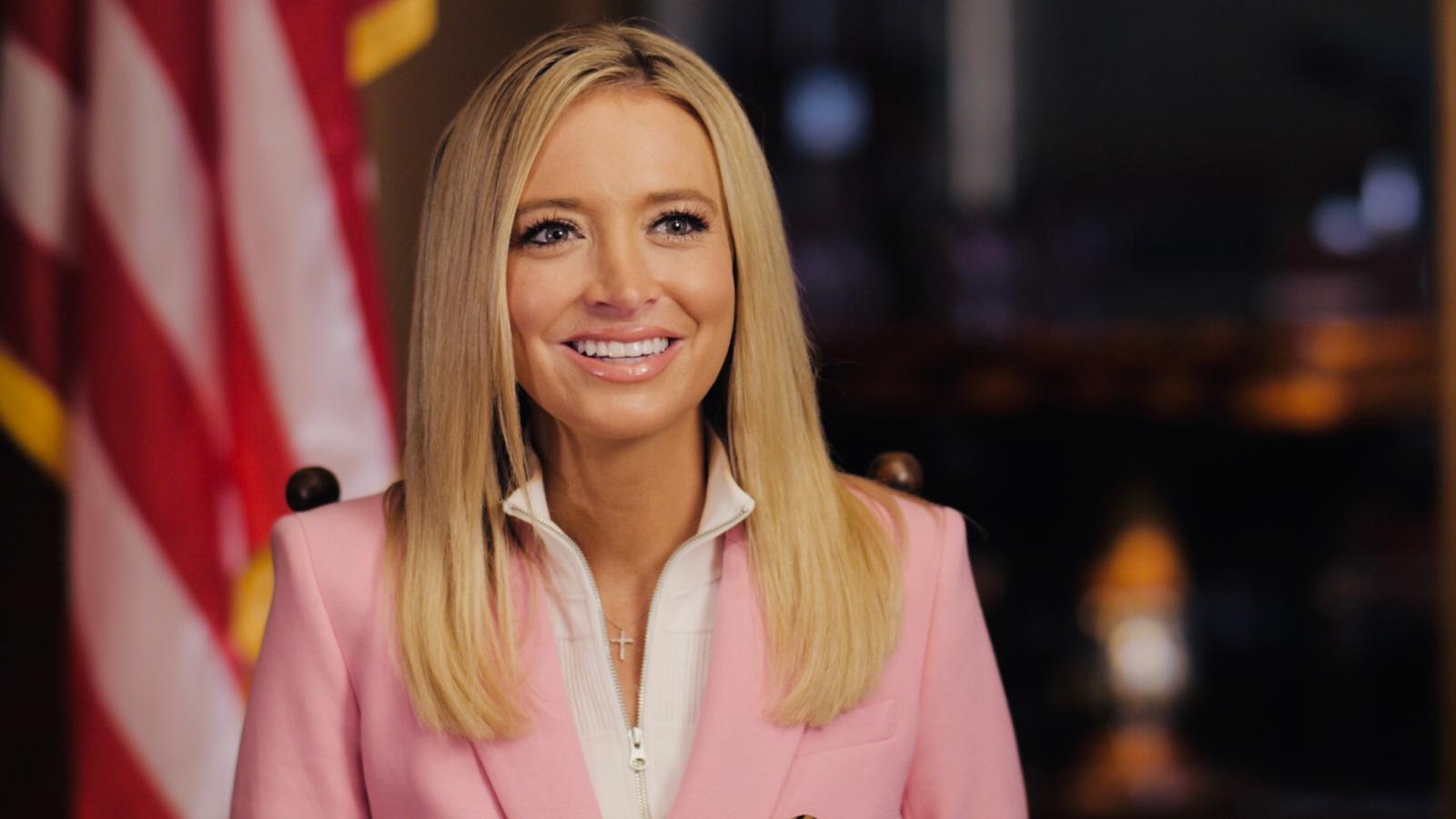 White House press secretary Kayleigh McEnany