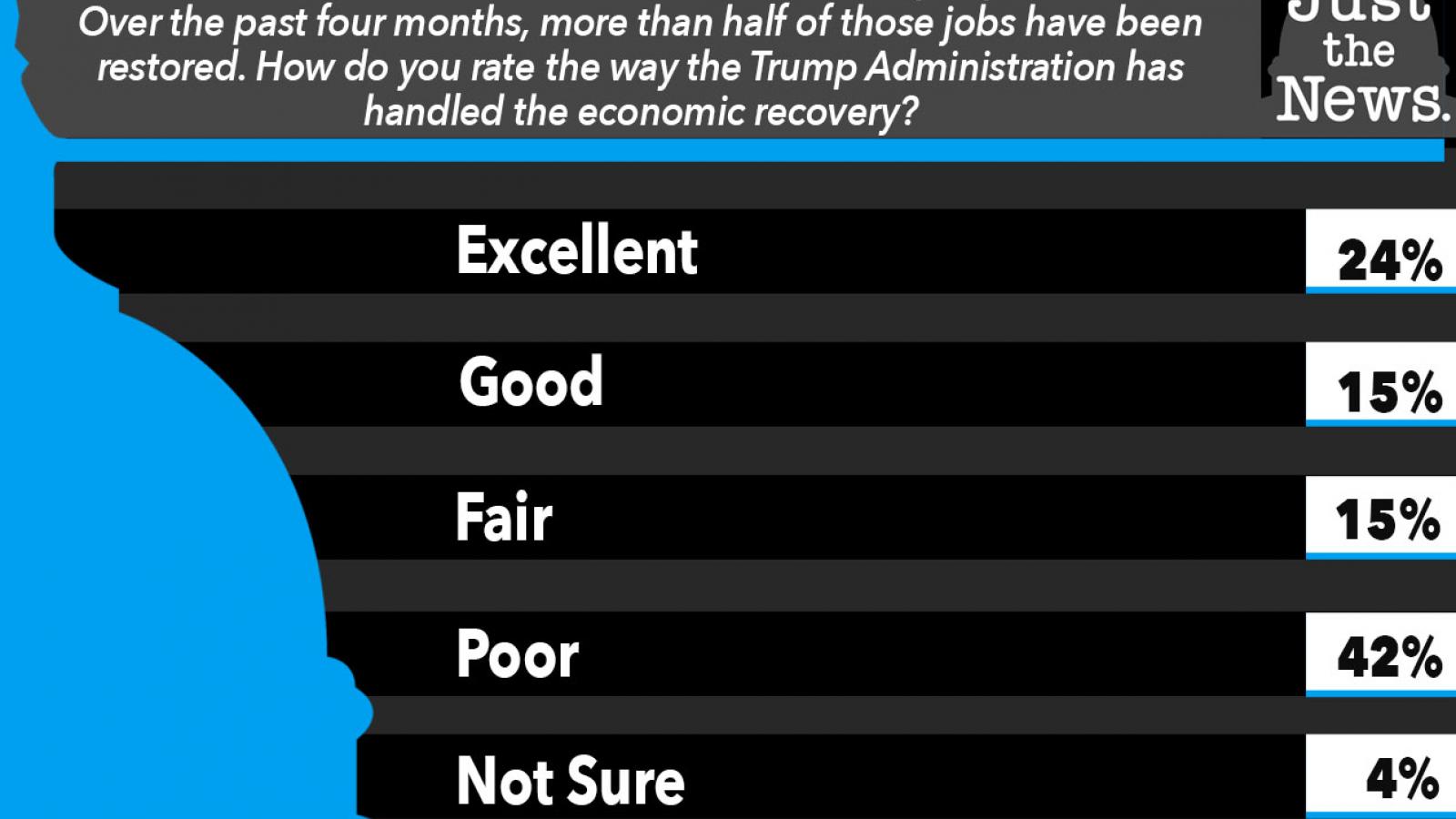 Just the News Poll, How do you rate Trump's handling of the economic recovery?