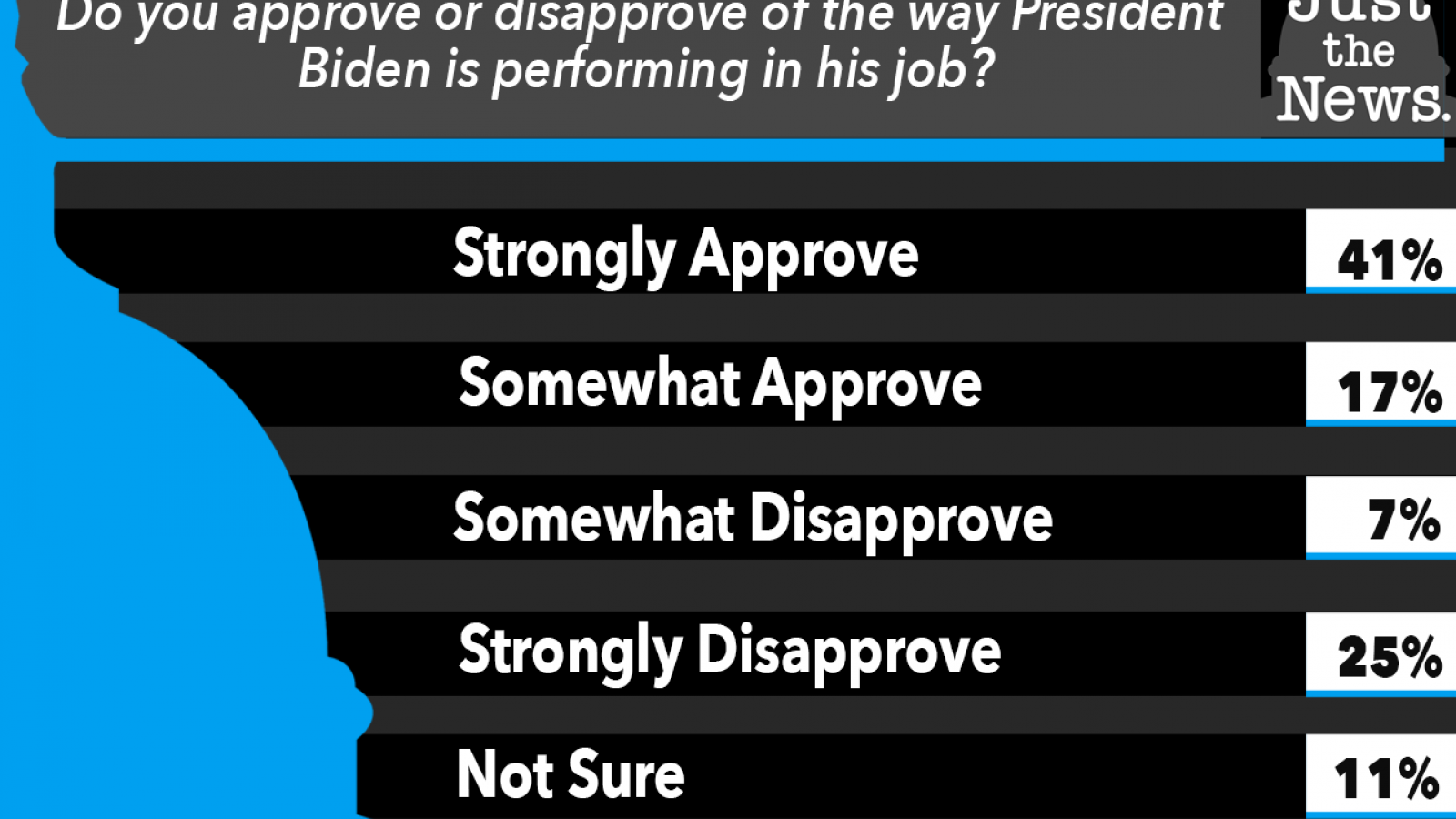 Just the News Poll, Biden's performance