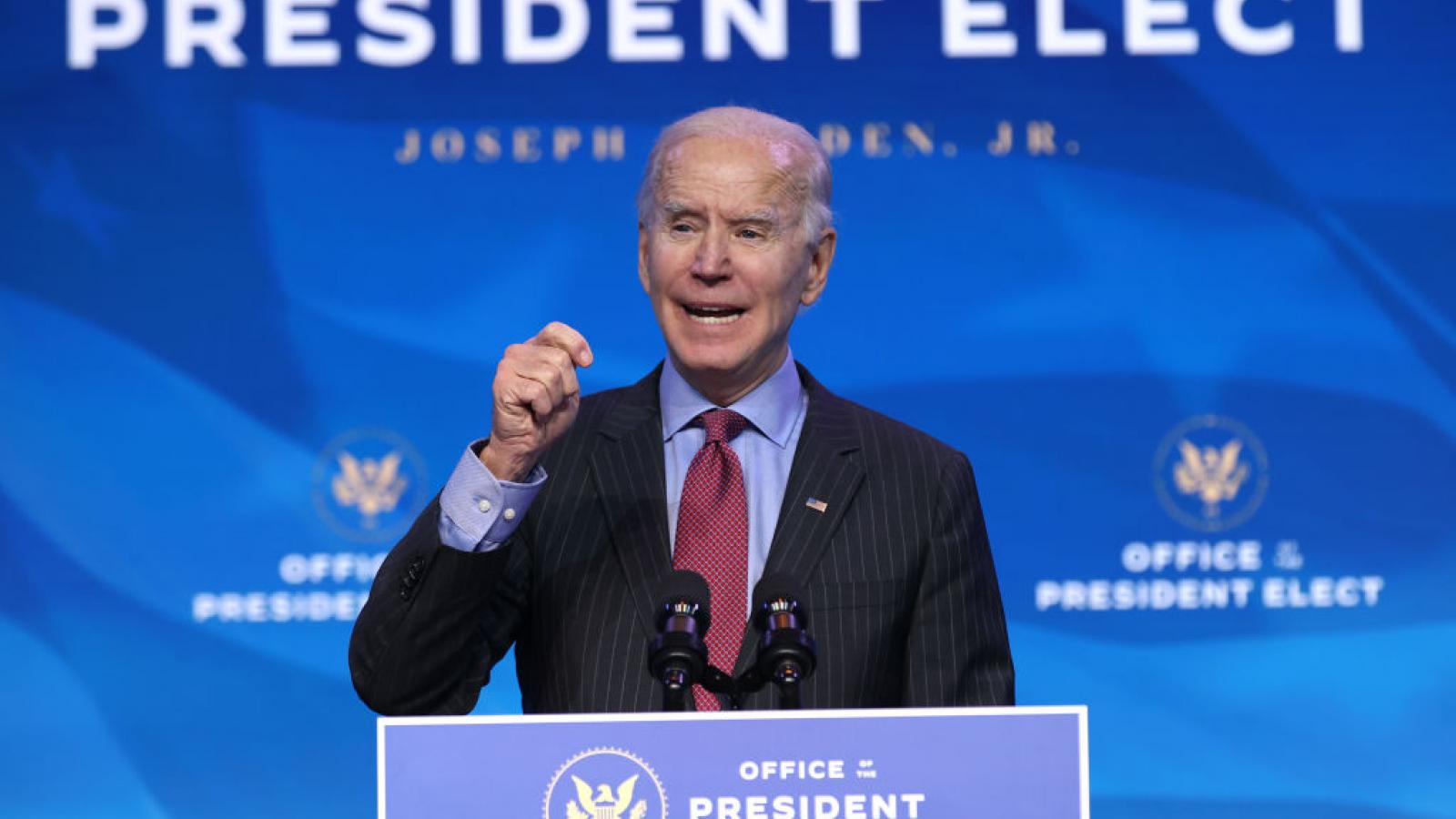 Joe Biden on January 8, 2021