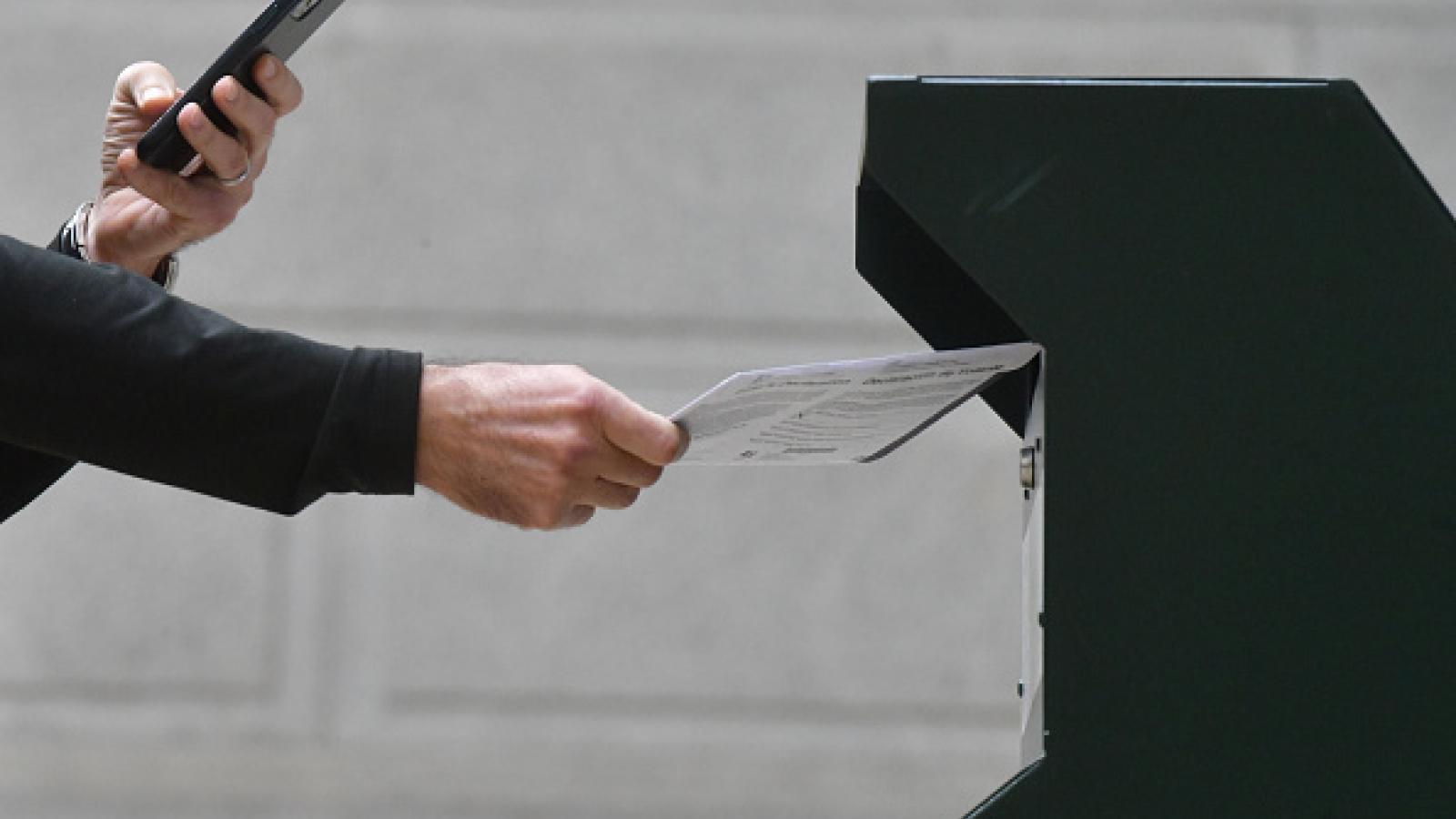 Ballot drop box, Pennsylvania