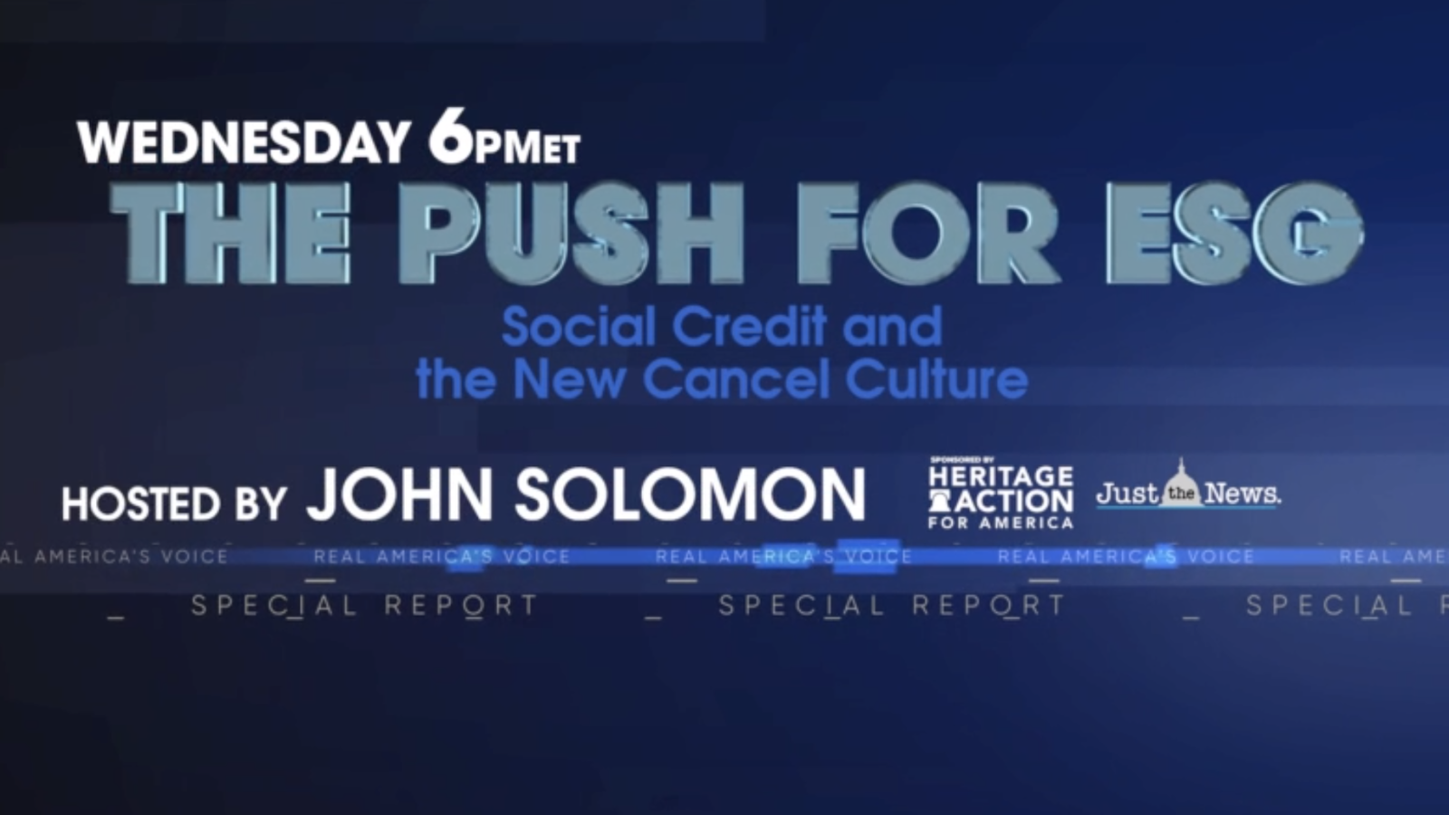 HERITAGE ACTION FOR AMERICA SPECIAL REPORT: THE PUSH FOR ESG 