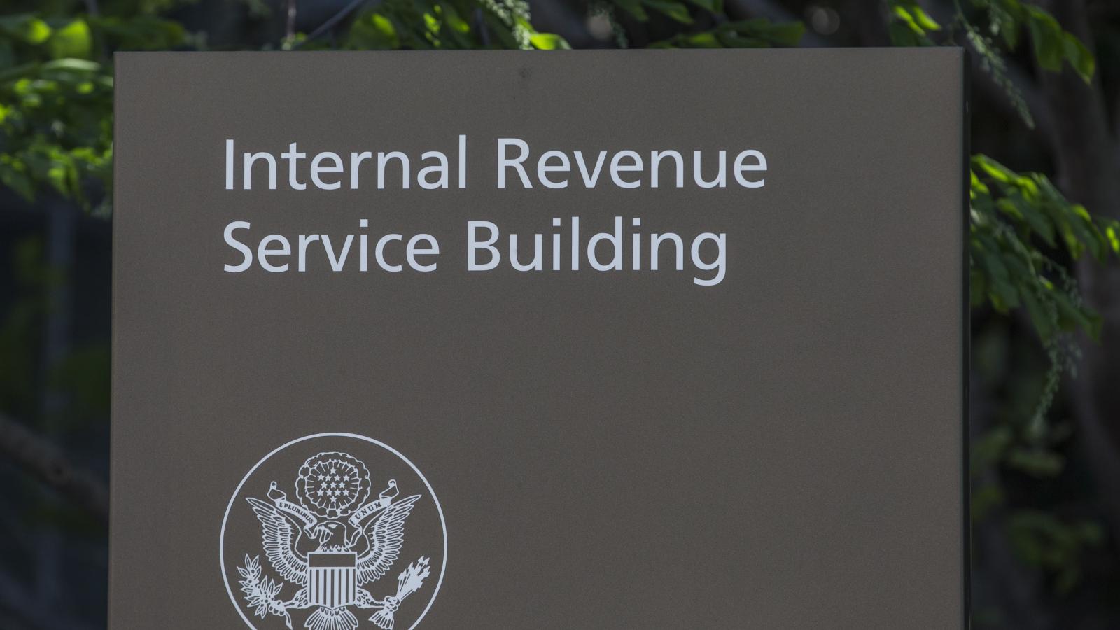 The Internal Revenue Service (IRS) building stands on April 15, 2019 in Washington, DC
