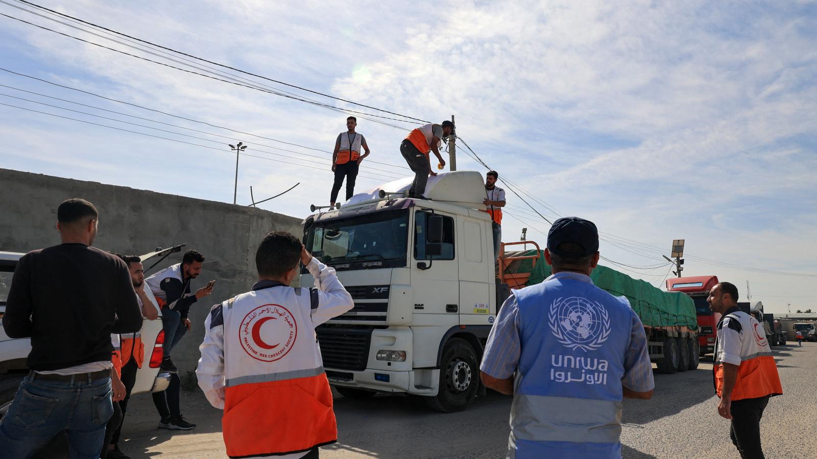 Humanitarian aid, charities, Oct. 21, 2023, Gaza