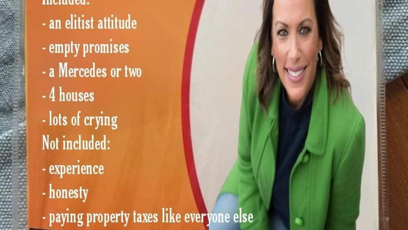 Facebook meme of Lynchburg Mayor Stephanie Reed